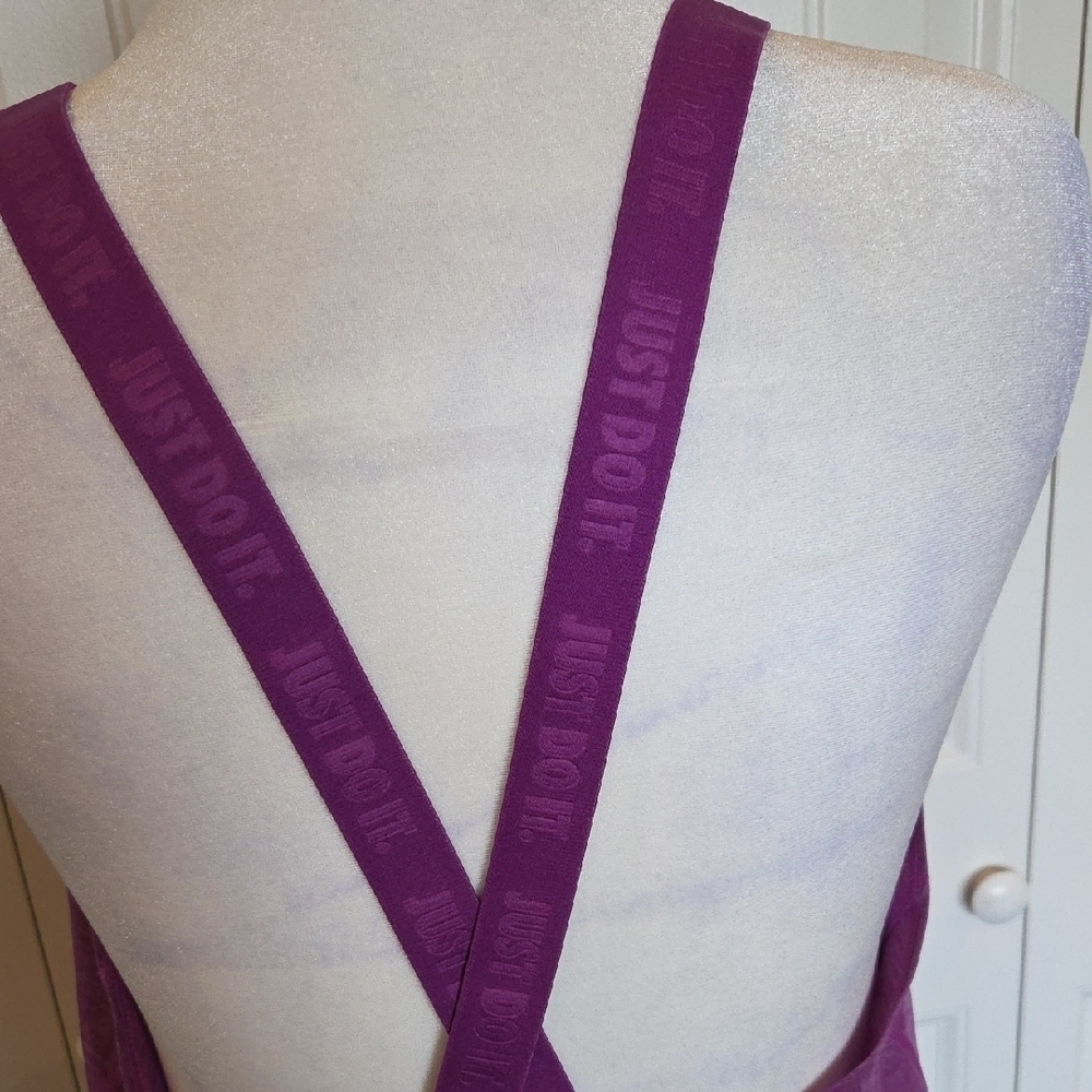 Nike Dri-FIT Purple Dotted Swoosh Tank Top Women's Size XL - Picture 5 of 10